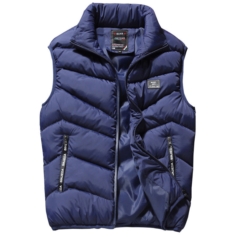 Men's Autumn And Winter Down Cotton bubble Vest