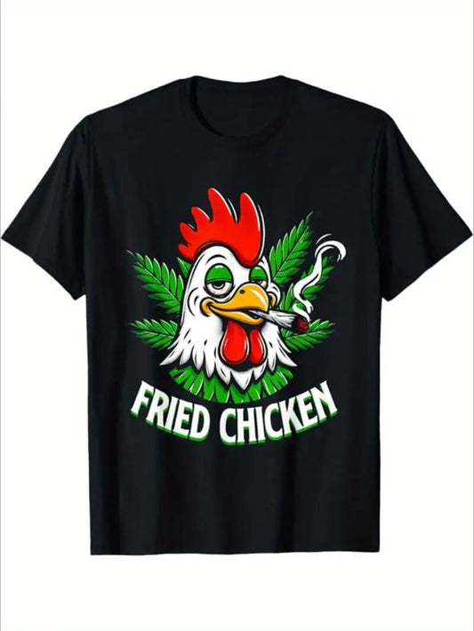 Men’s “FRIED CHICKEN” Humor Tee Shirt