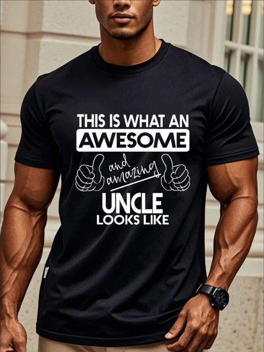 Men’s “AWESOME UNCLE” Tee Shirts