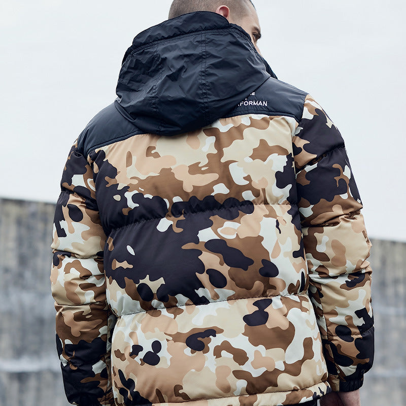 Men’s Camouflage Bubble Coat