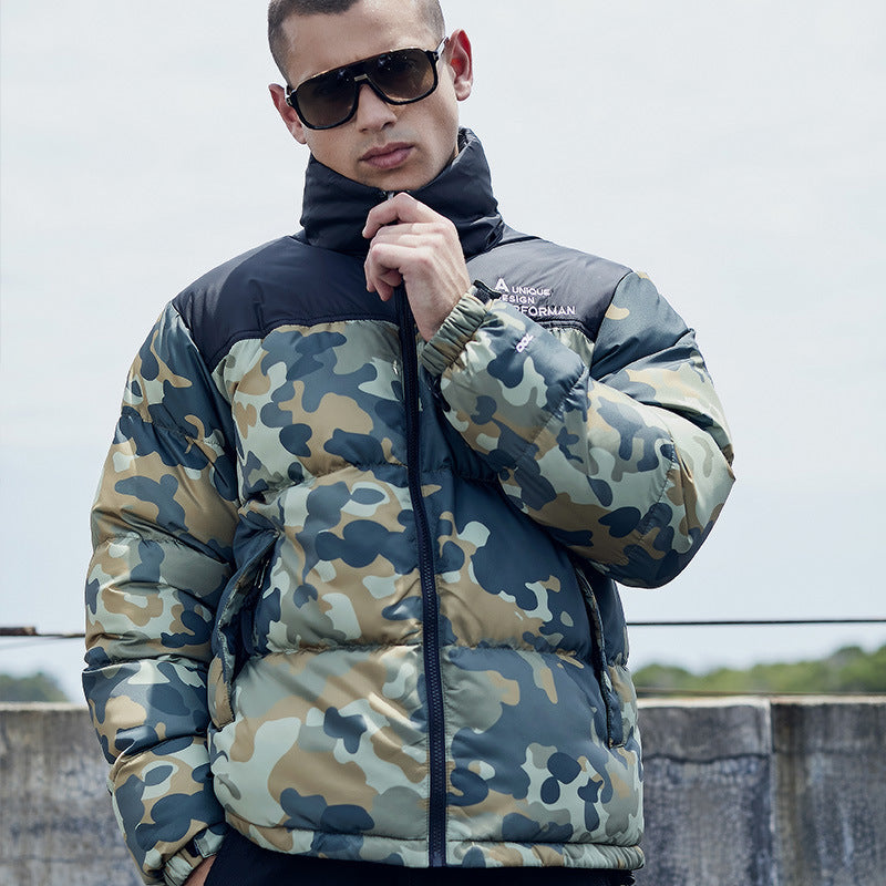 Men’s Camouflage Bubble Coat