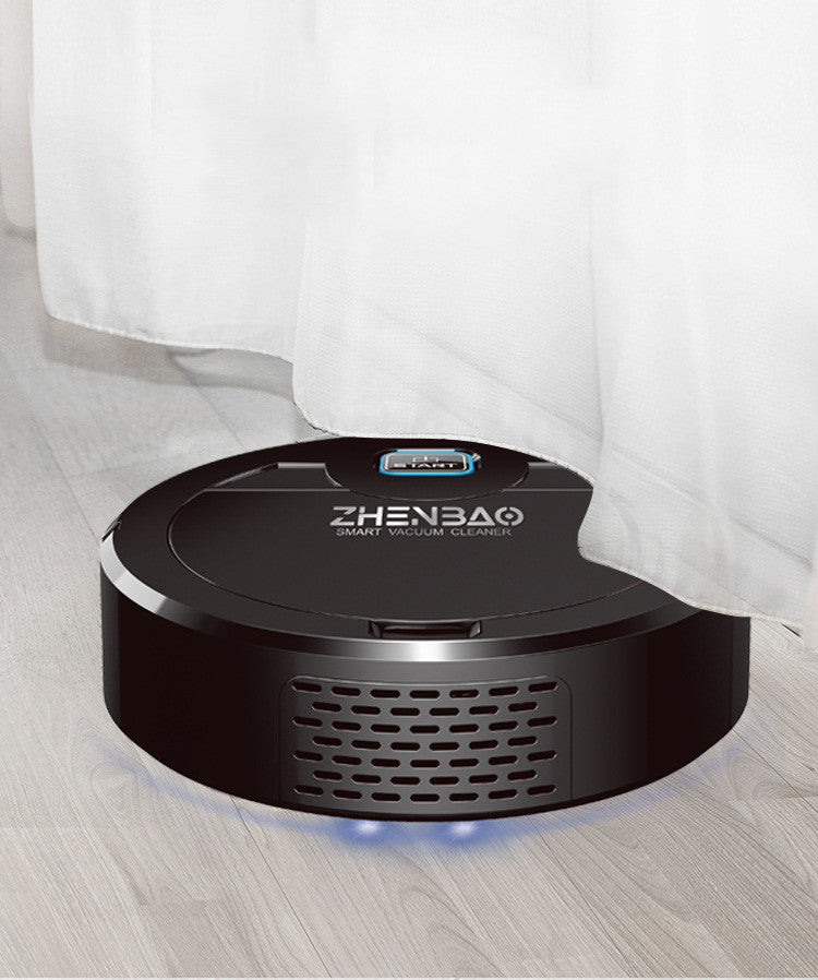 A. Intelligent Robot “Lazy Sweeper” Vacuum Cleaner. Multiple Cleaning Modes: Hard Floors, Carpet; With UV Lamp