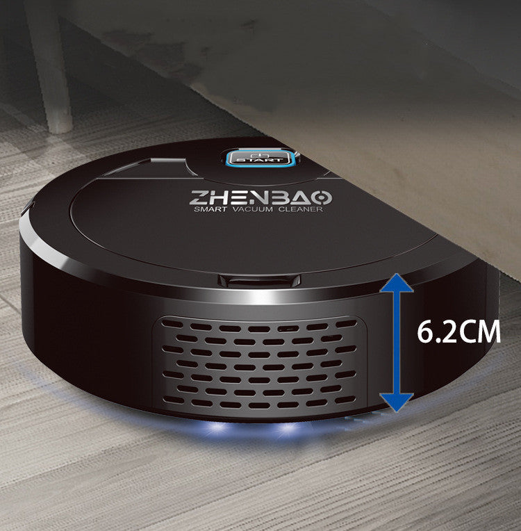 A. Intelligent Robot “Lazy Sweeper” Vacuum Cleaner. Multiple Cleaning Modes: Hard Floors, Carpet; With UV Lamp