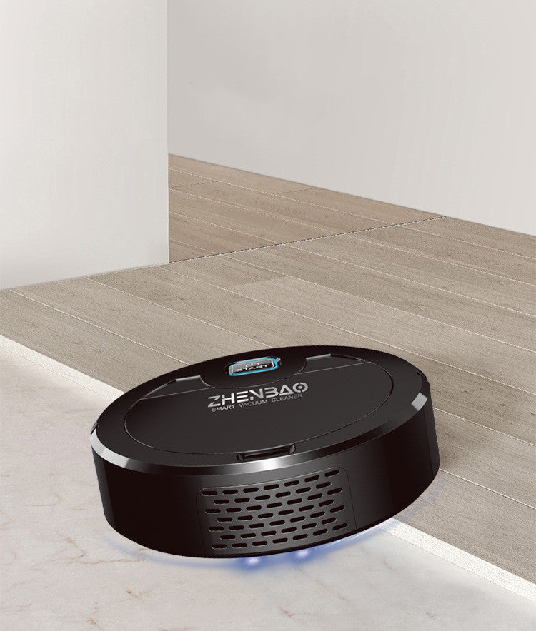 A. Intelligent Robot “Lazy Sweeper” Vacuum Cleaner. Multiple Cleaning Modes: Hard Floors, Carpet; With UV Lamp