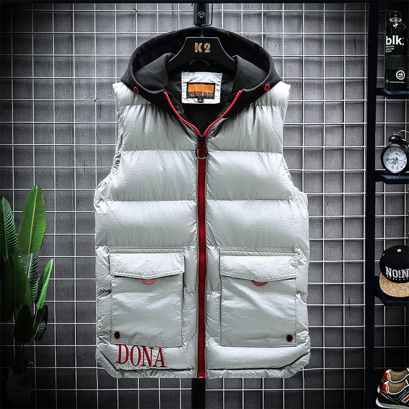 Men's Autumn And Winter Down Bubble Vest $45.00