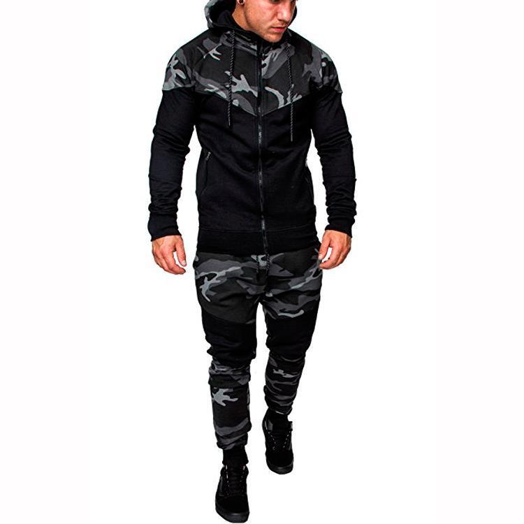 Men’s New hooded camouflage Sweatsuit