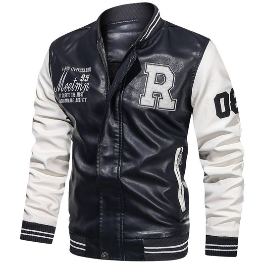 Men’s Varsity Plush Leather Jackets