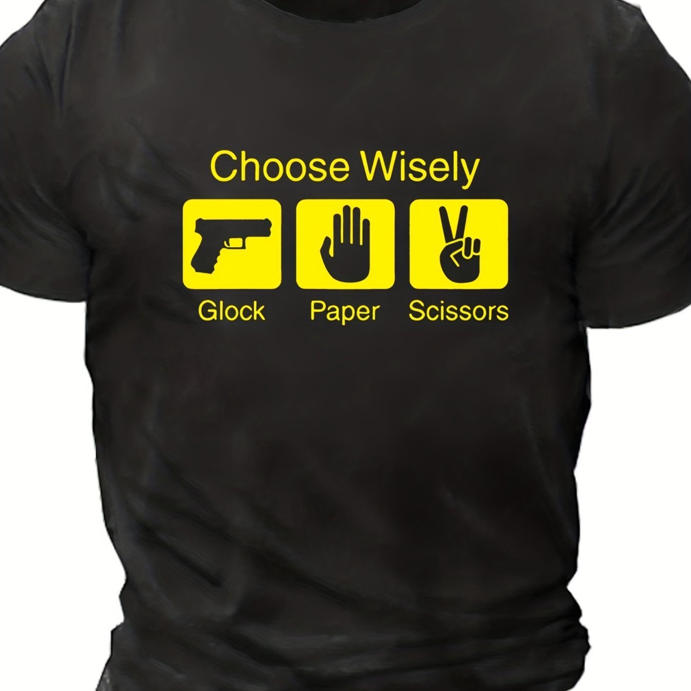 Men's “Choose Wisely” Short Sleeved T-shirts. Sizes Small - 5XL