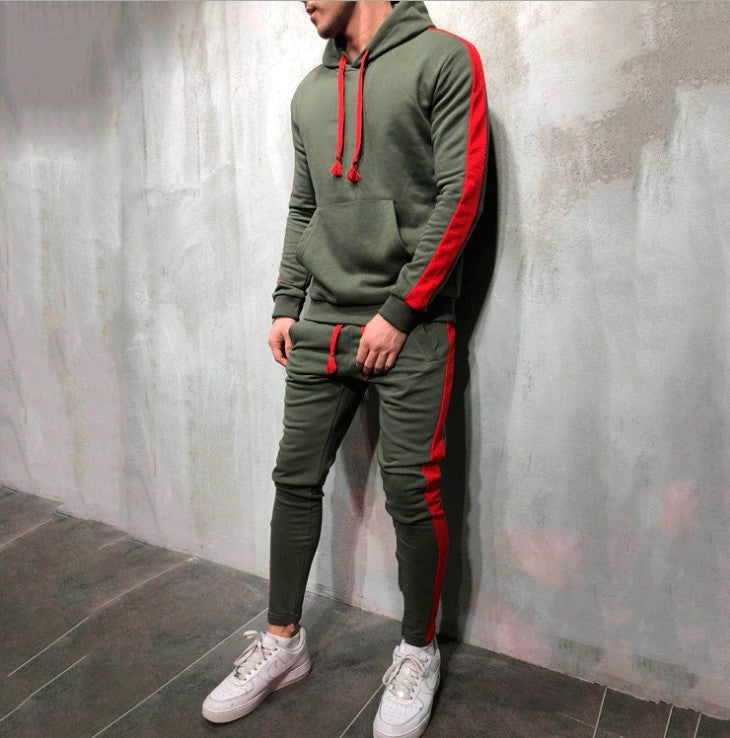 Men’s 2 Piece Hooded button Up Sweatsuits $45.99