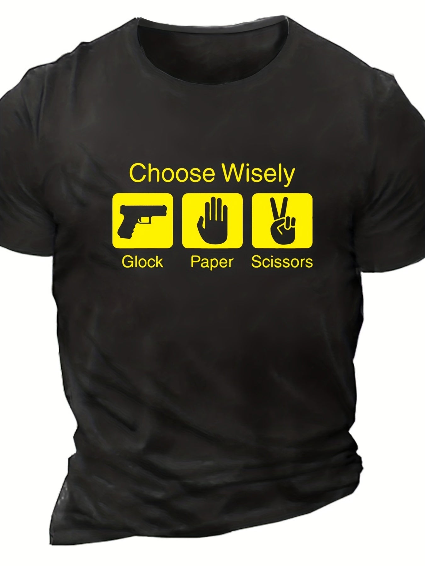 Men's “Choose Wisely” Short Sleeved T-shirts. Sizes Small - 5XL