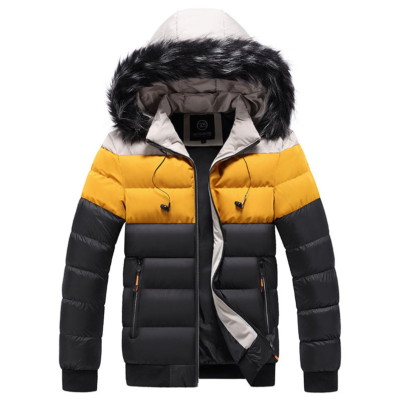 Men’s Tri-Color Winter Splicing Down jackets $59.99 SALE