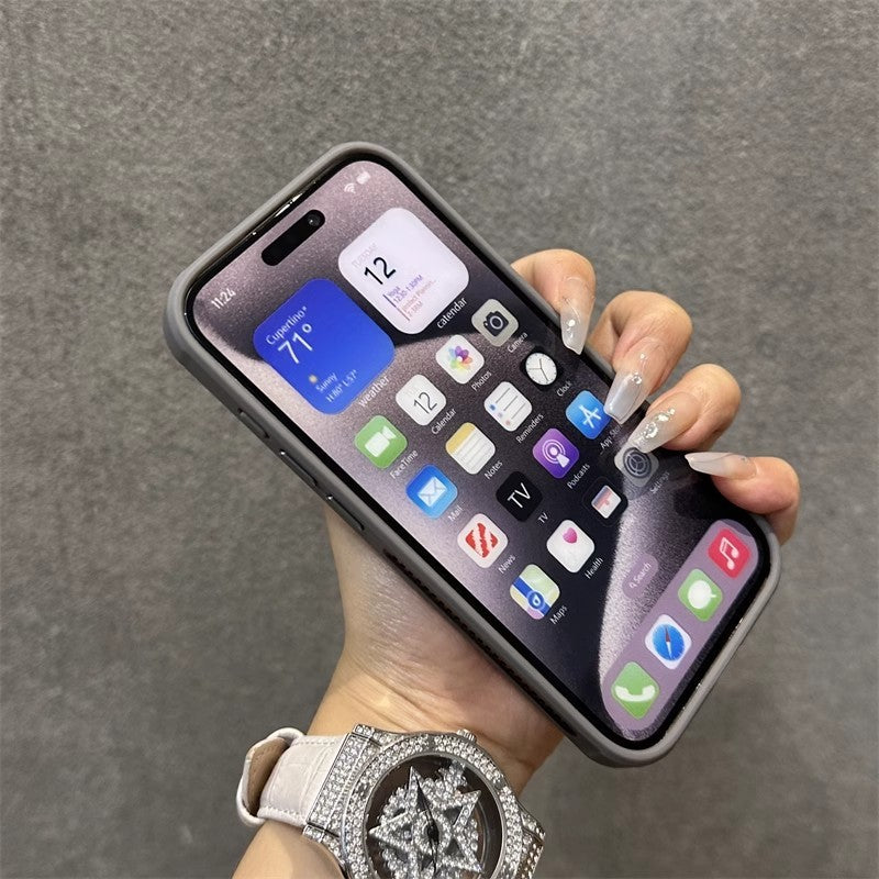 A. Apple iPhone Cases.$10.00 for iPhone 13, 14, 15, 15 Pro Max Plus, Breathable Heat Dissipation Mesh Case For Matte Cooling Metal Lens Ring Hard Bumper Cover