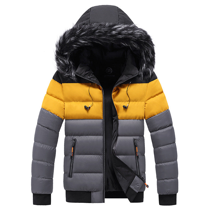 Men’s Tri-Color Winter Splicing Down jackets $59.99 SALE