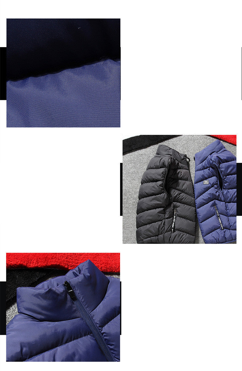 Men's Autumn And Winter Down Cotton bubble Vest