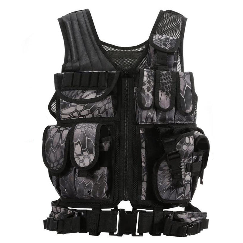 Men’s Tactical Vest Military Combat Army Armor Vests Molle Airsoft Plate Carrier Swat Vest Outdoor Hunting Fishing CS Training Vest