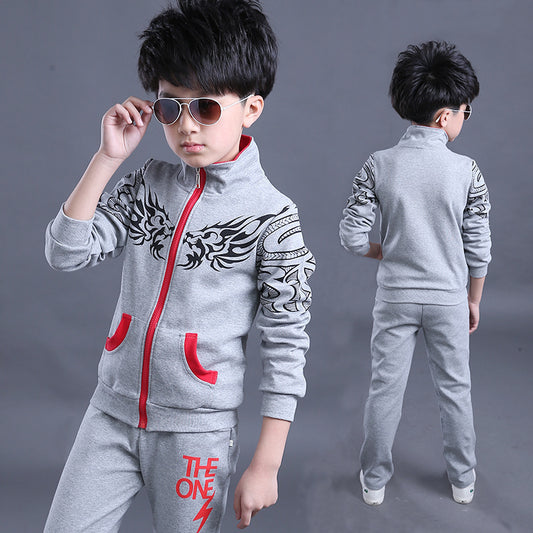 Children new Sports suit children boy suit children clothes sweat shirt jacket