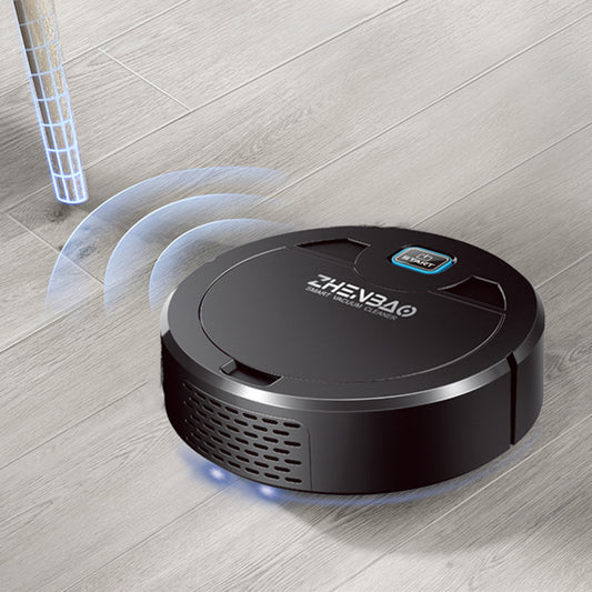 A. Intelligent Robot “Lazy Sweeper” Vacuum Cleaner. Multiple Cleaning Modes: Hard Floors, Carpet; With UV Lamp