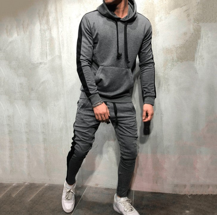 Men’s 2 Piece Hooded button Up Sweatsuits $45.99