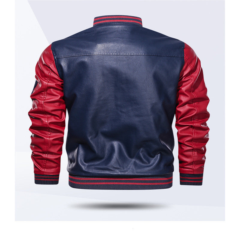 Men’s Varsity Plush Leather Jackets