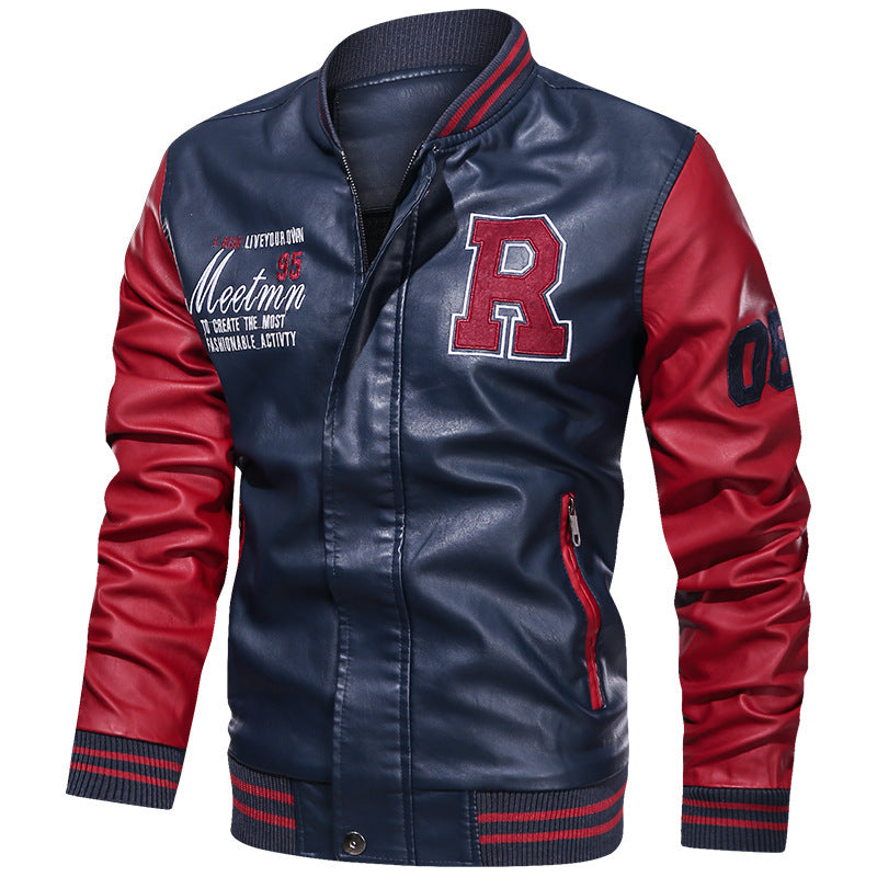 Men’s Varsity Plush Leather Jackets