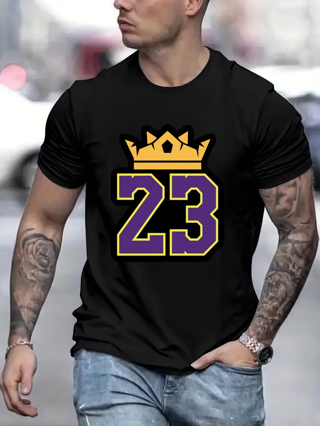 Men's “KING JAMES 23” Laker’s Tee Shirt $22.00 All sizes