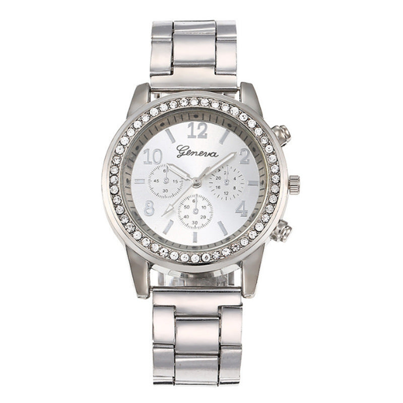 New Women's Watch Suit Quartz Diamond Watch