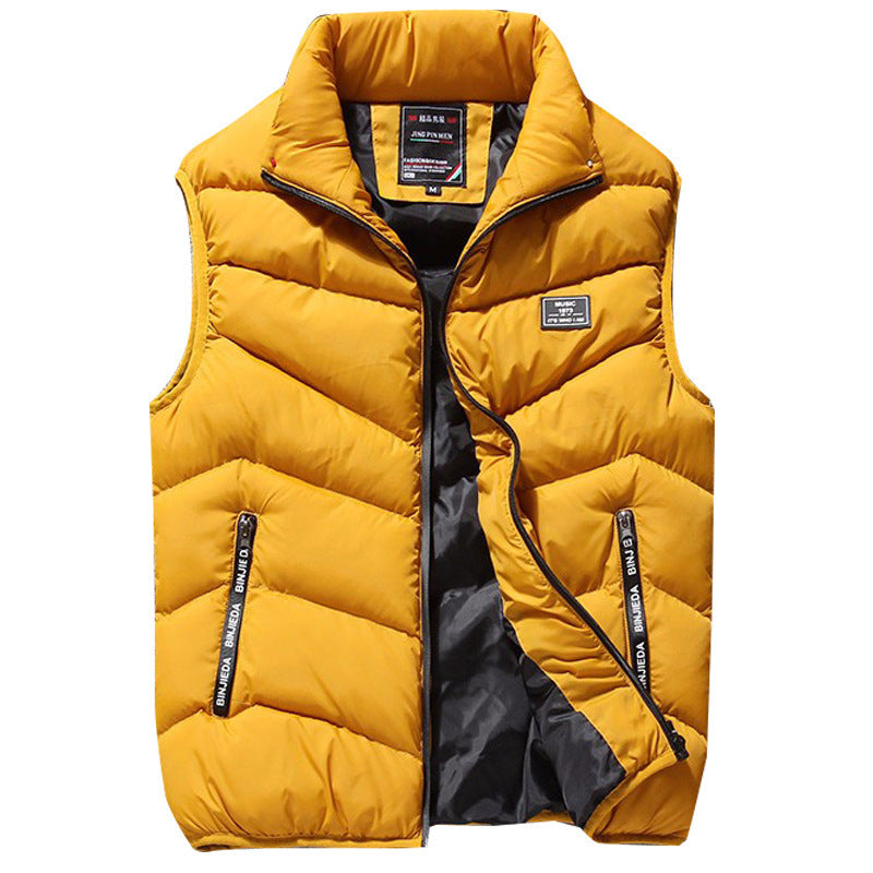 Men's Autumn And Winter Down Cotton bubble Vest