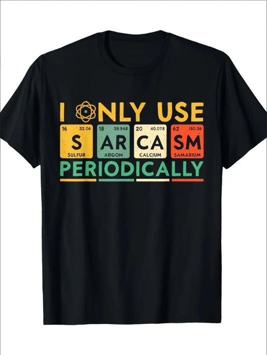 Men’s “PERIODIC SARCASM” Tee Shirts