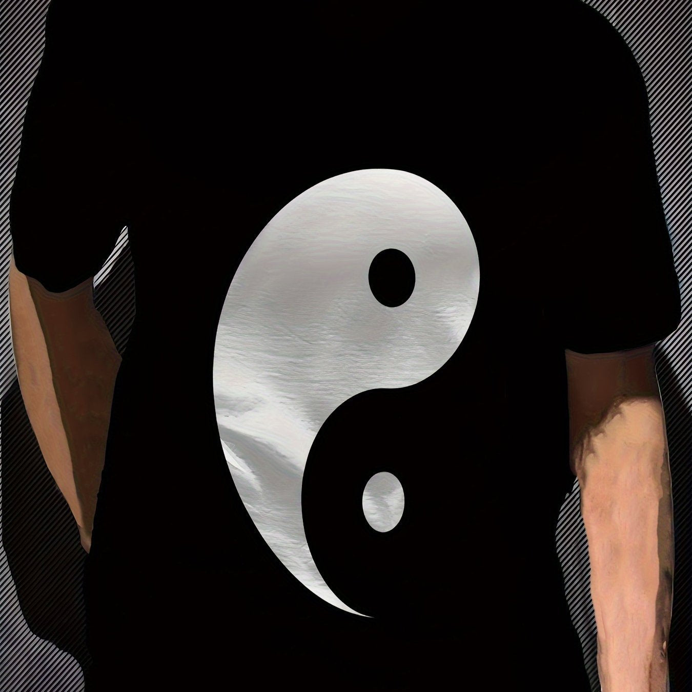 Men's YIN & YANG Casual Tee Shirts $22.00