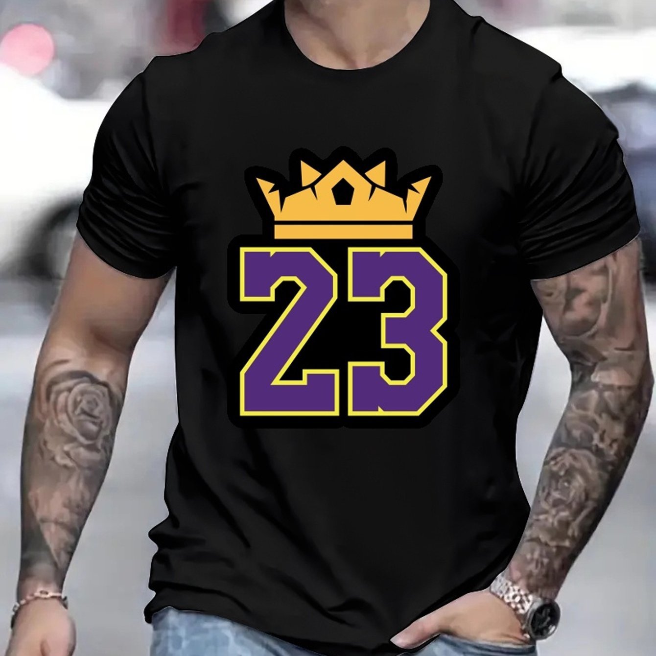 Men's “KING JAMES 23” Laker’s Tee Shirt $22.00 All sizes