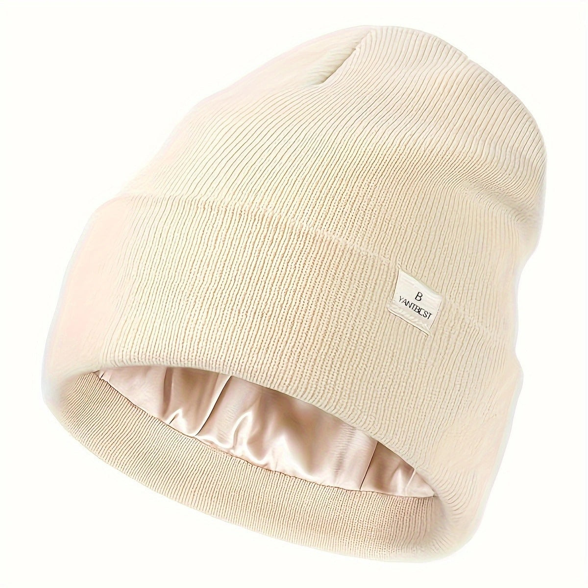 Thermal Knitting Satin Wool Hat